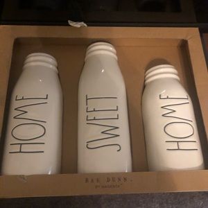 Rae Dunn home sweet home bottles